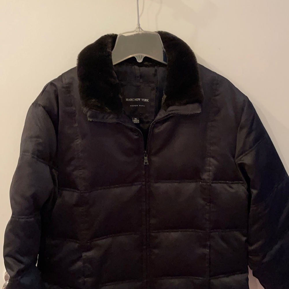Black winter coat!